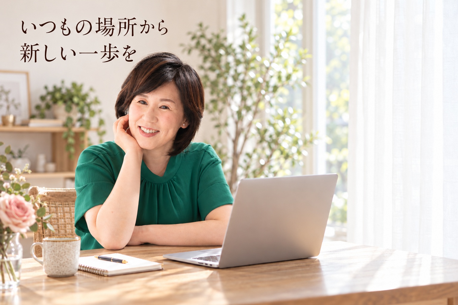 徳田真由美のオンライン話し方レッスン。いつもの場所から、新しい一歩を